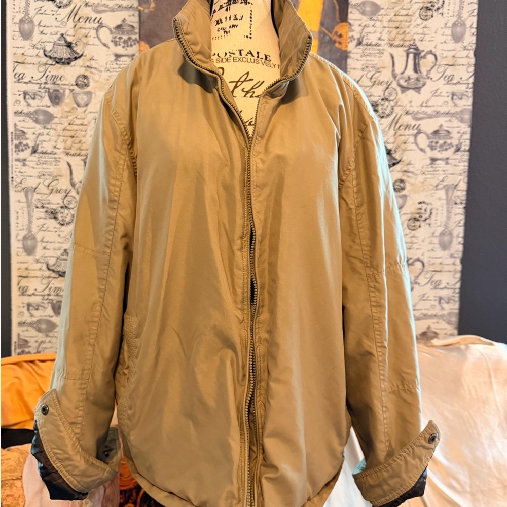 Classic Tan Utility Jacket for Men